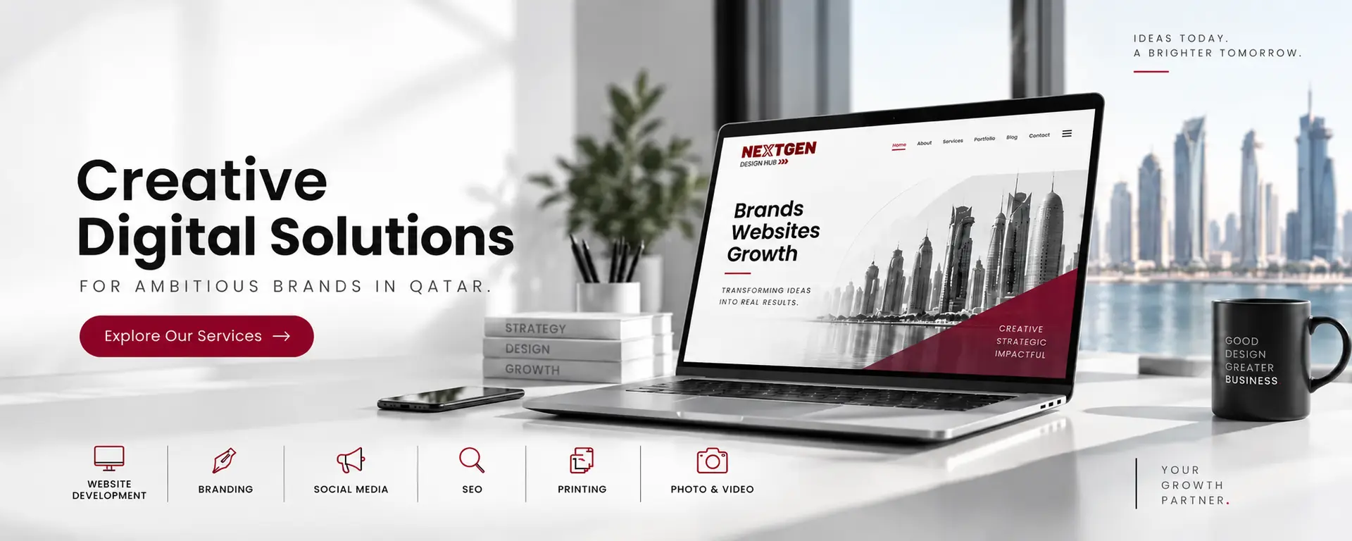 NextGen Design Hub — creative, strategic, impactful digital work.