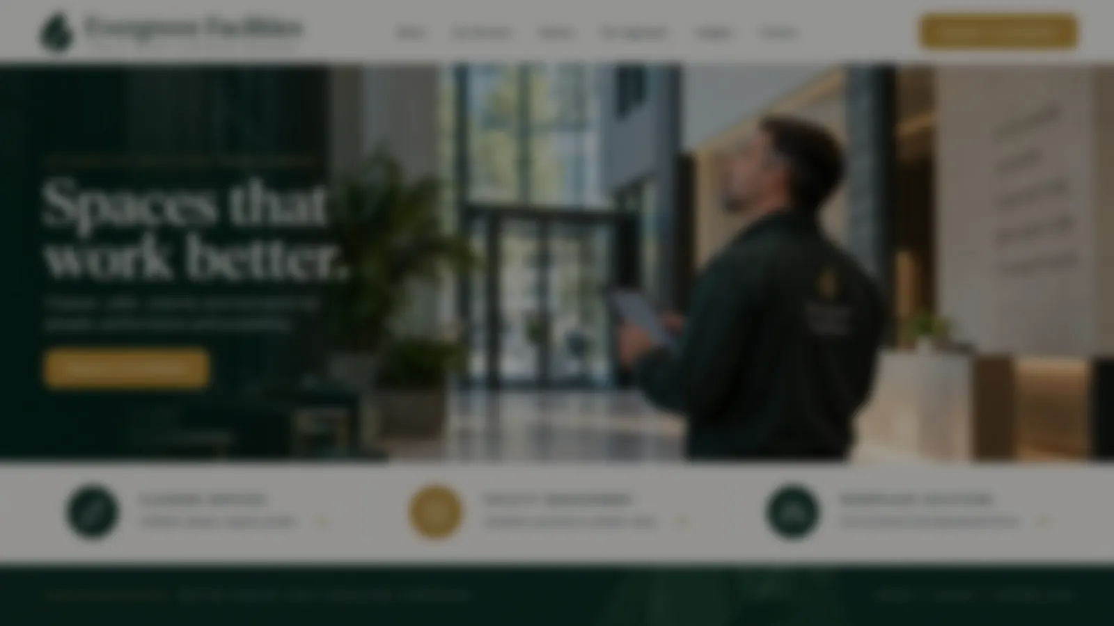Website design for Cleaning and Facility Management businesses in Qatar
