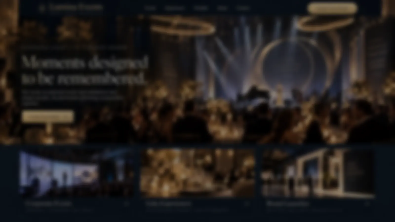 Website design for Events and Exhibitions businesses in Qatar