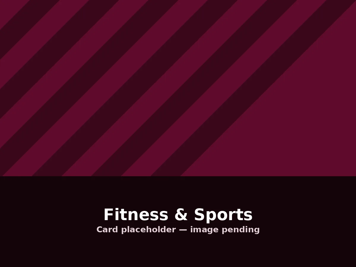 Fitness & Sports website design