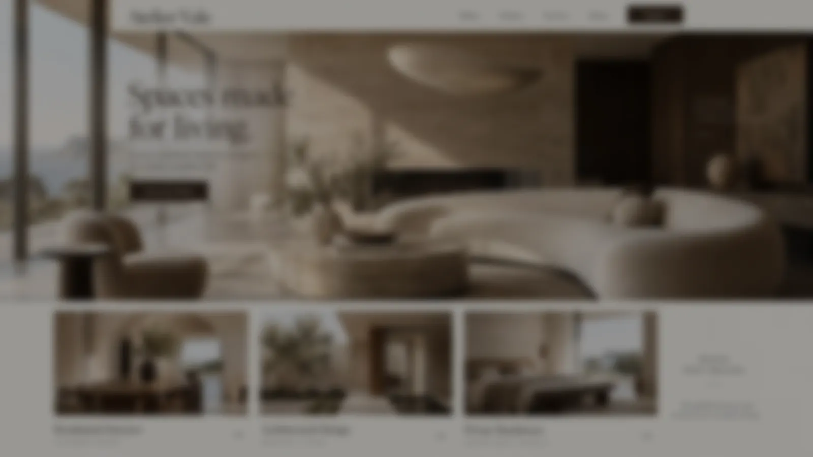 Website design for Interior Design and Architecture businesses in Qatar