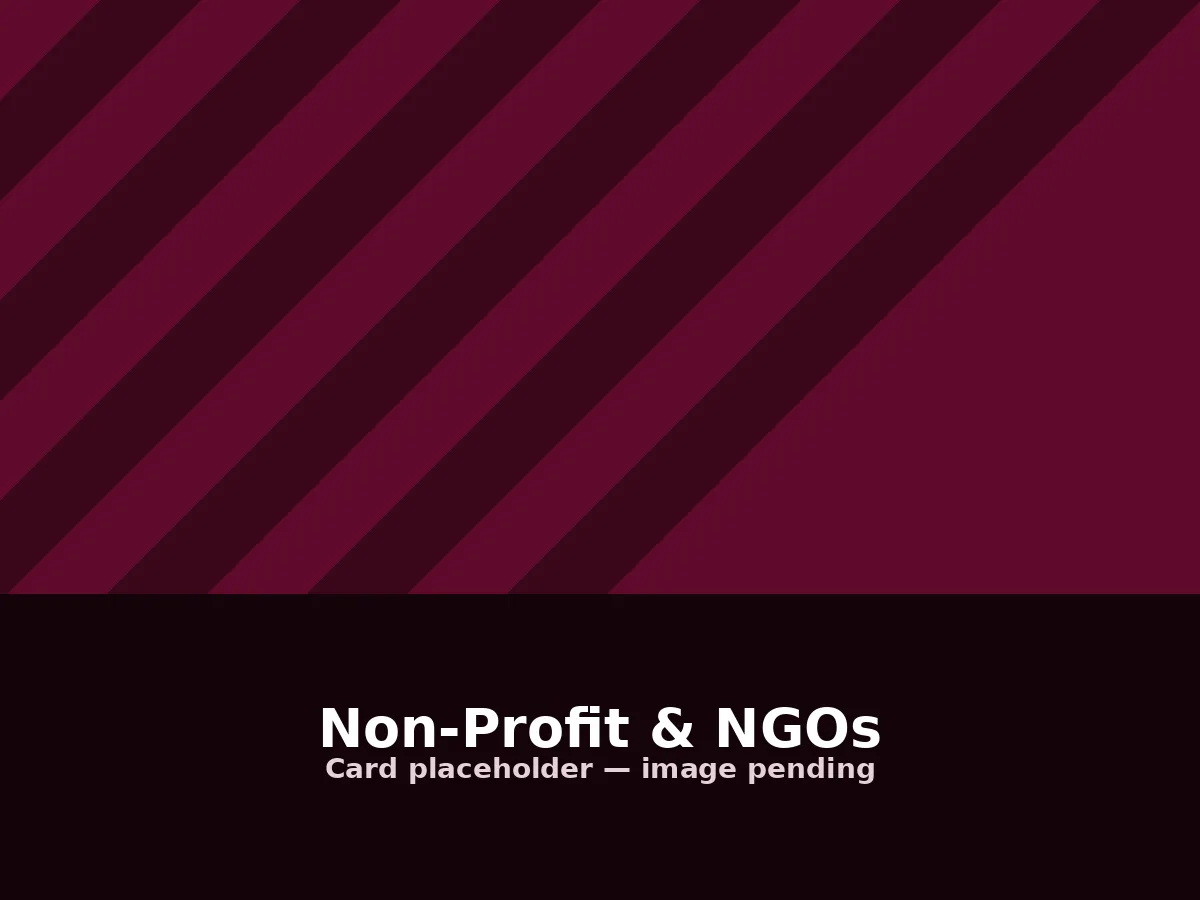Non-Profit & NGOs website design