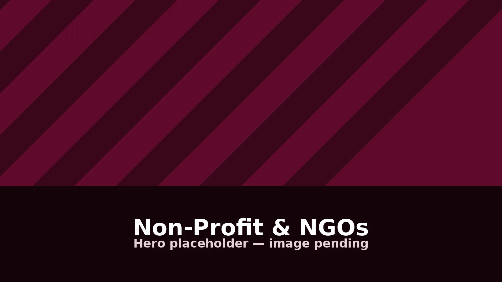 Website design for Non-Profit & NGOs businesses in Qatar
