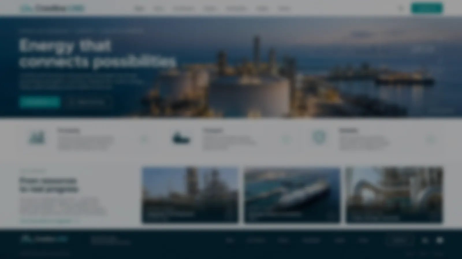 Website design for Oil, Gas and Energy businesses in Qatar