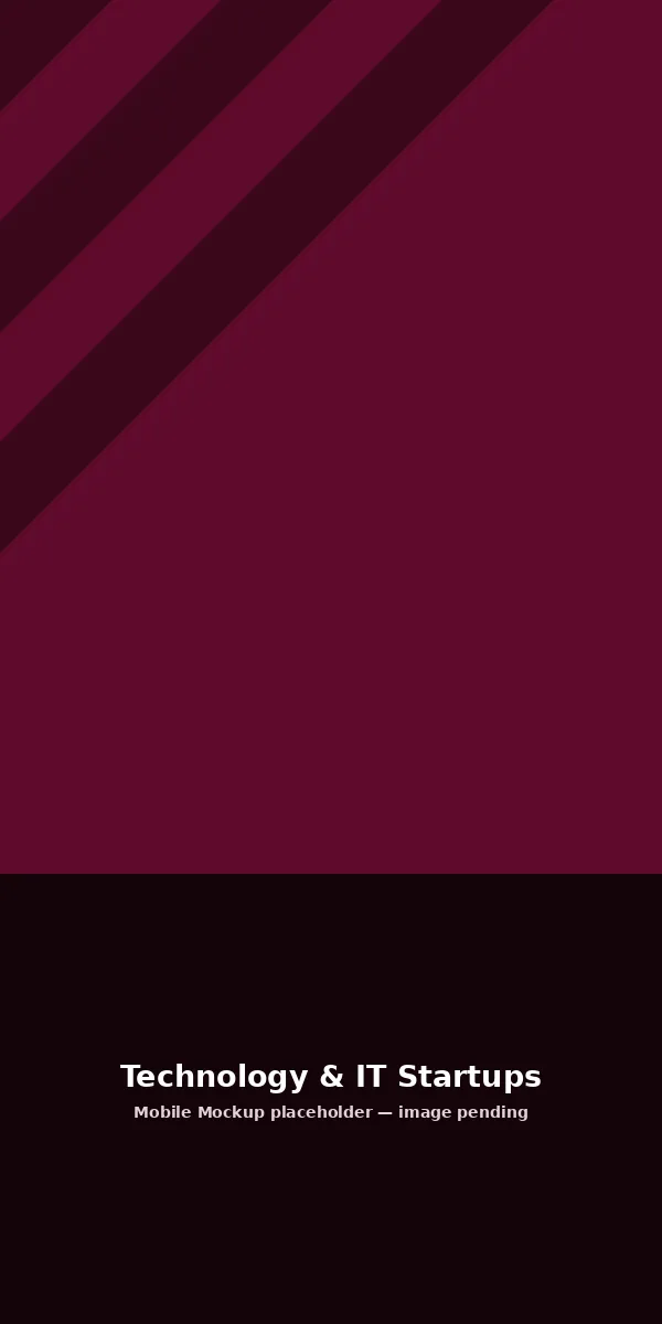 Mobile preview of a Technology & IT Startups website design