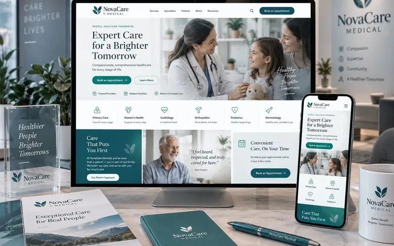 NovaCare Medical — Healthcare & Medical website concept design by NextGen