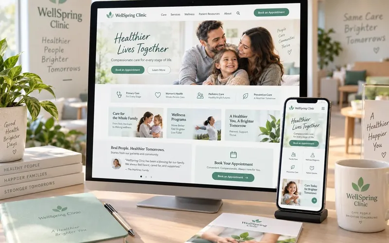 WellSpring Clinic — Healthcare & Medical website concept design by NextGen